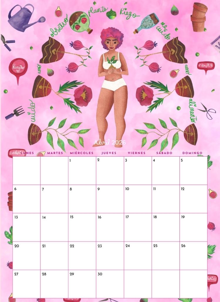 Calendario ilustrado 2026