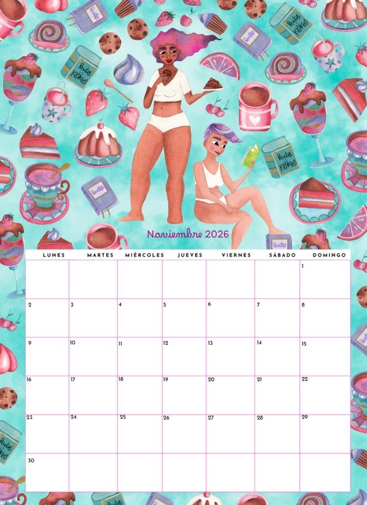 Calendario ilustrado 2026