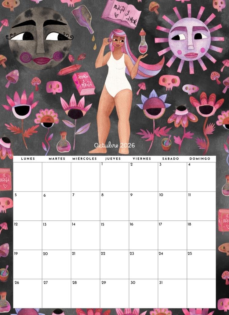 Calendario ilustrado 2026