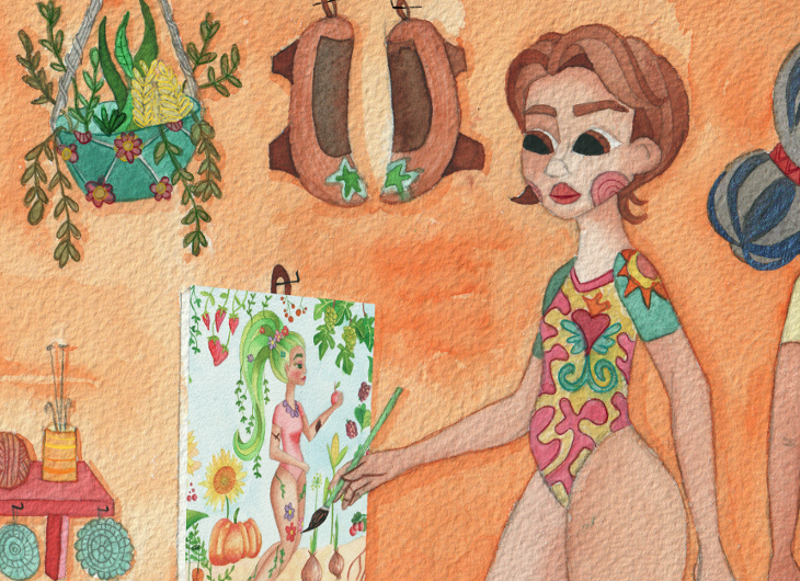 Calendario mujer 2022 Flor Con Fortuna