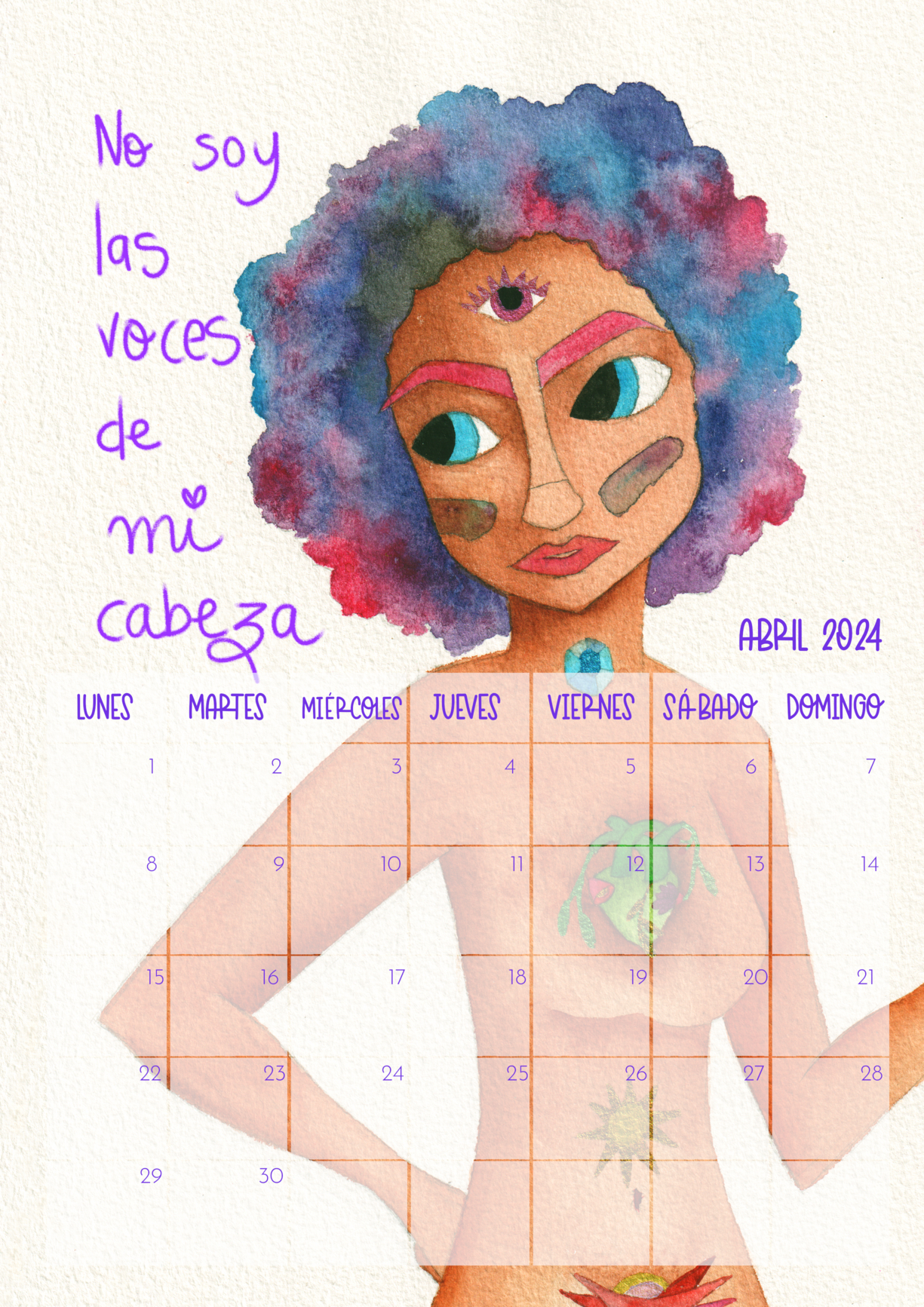 Calendario mujer 2023 Marta Miguel