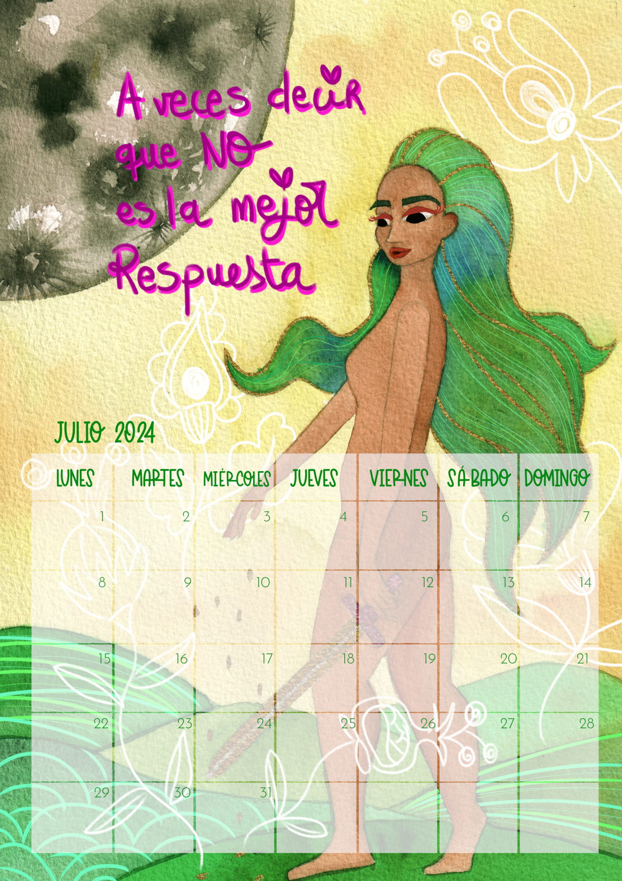 Calendario mujer 2023 Marta Miguel