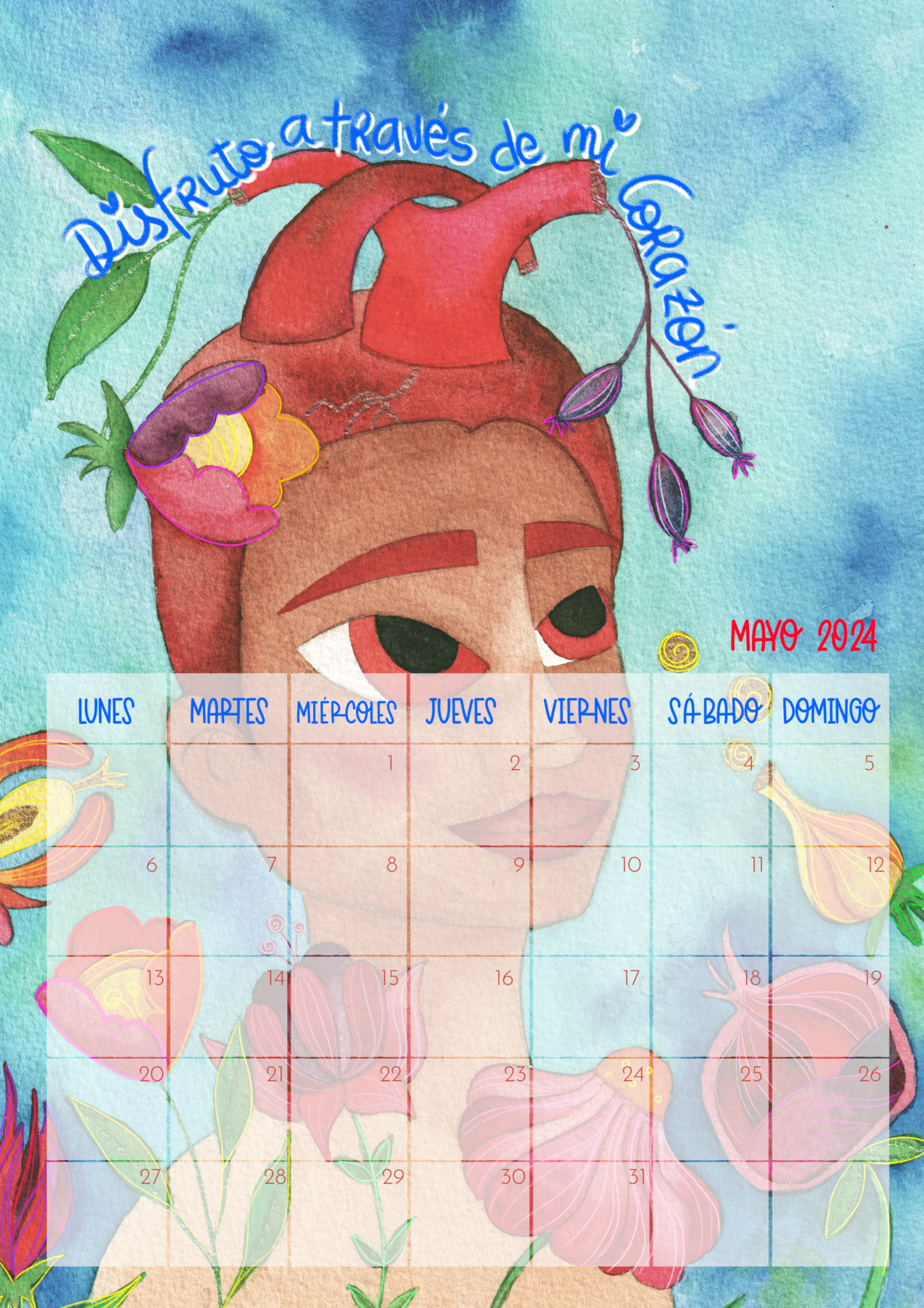 Calendario mujer 2023 Marta Miguel