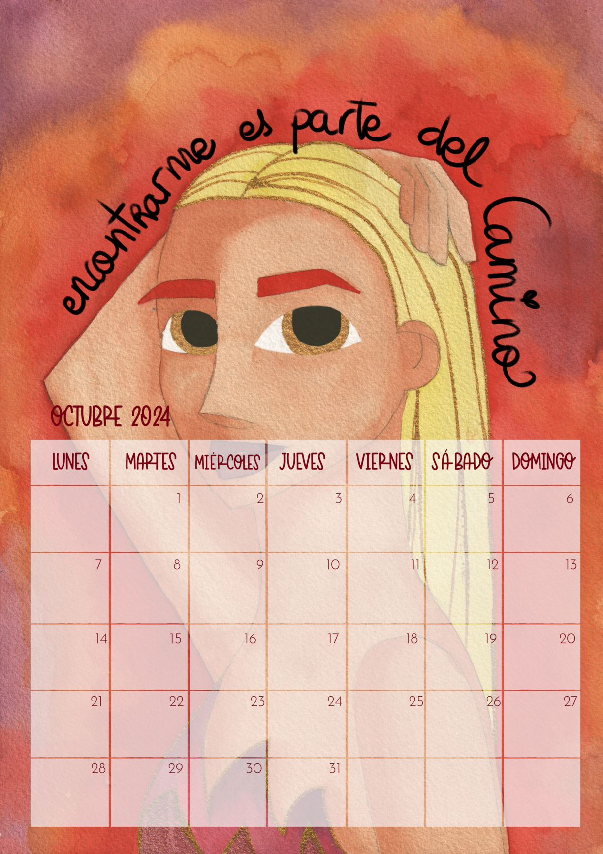 Calendario mujer 2023 Marta Miguel