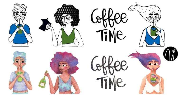 Taza ilustrada