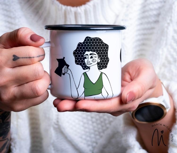 Taza ilustrada
