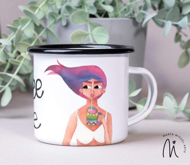 Taza ilustrada