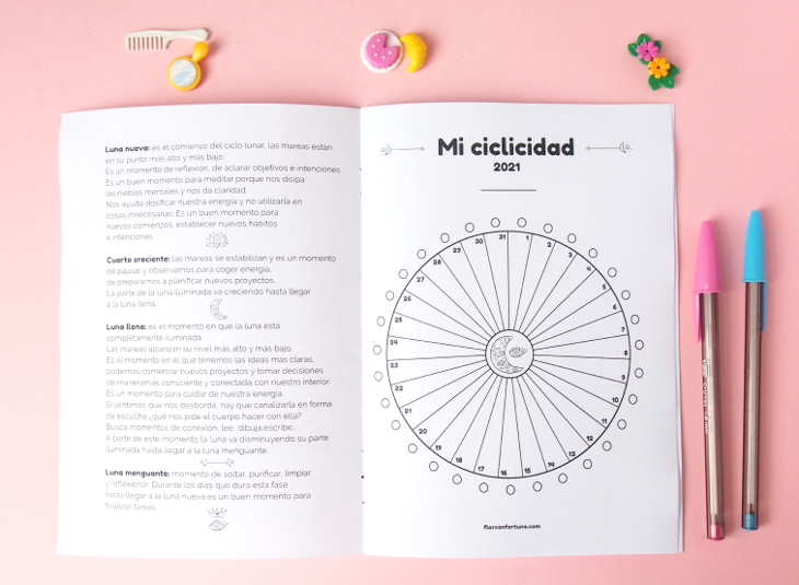 Descargable gratis diagrama lunar