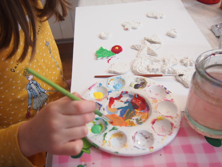 Materiales manualidades adornos de Navidad