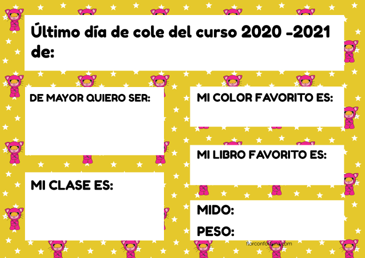 Descargable foto fin de curso