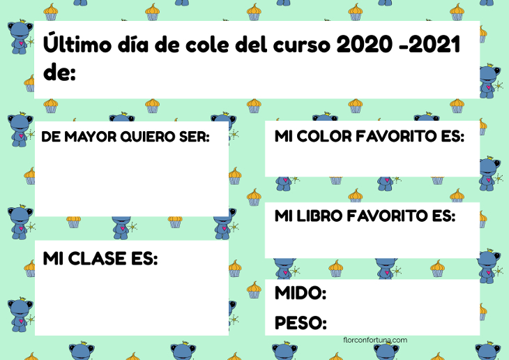 Descargable foto fin de curso