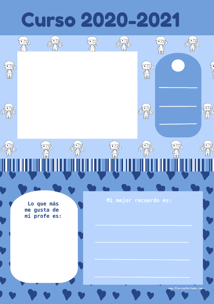 Descargable Libro de fin de curso flor con fortuna