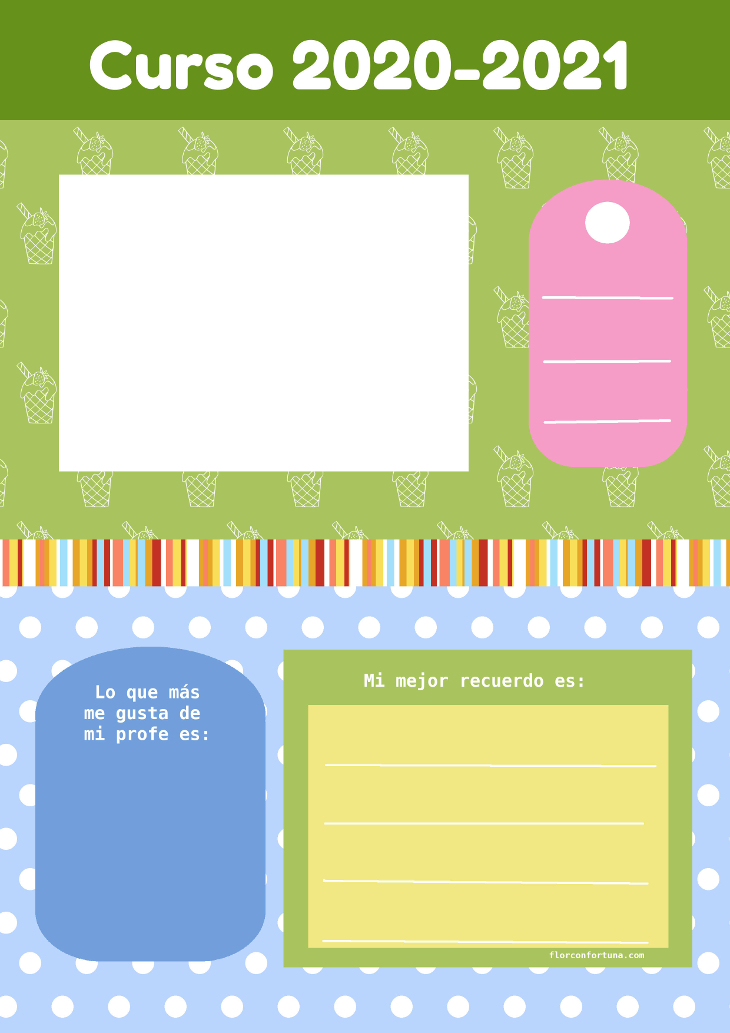 Descargable Libro de fin de curso flor con fortuna