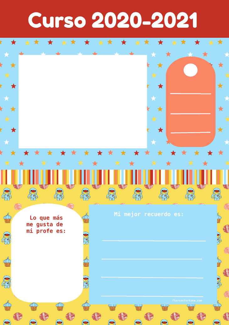 Descargable Libro de fin de curso flor con fortuna