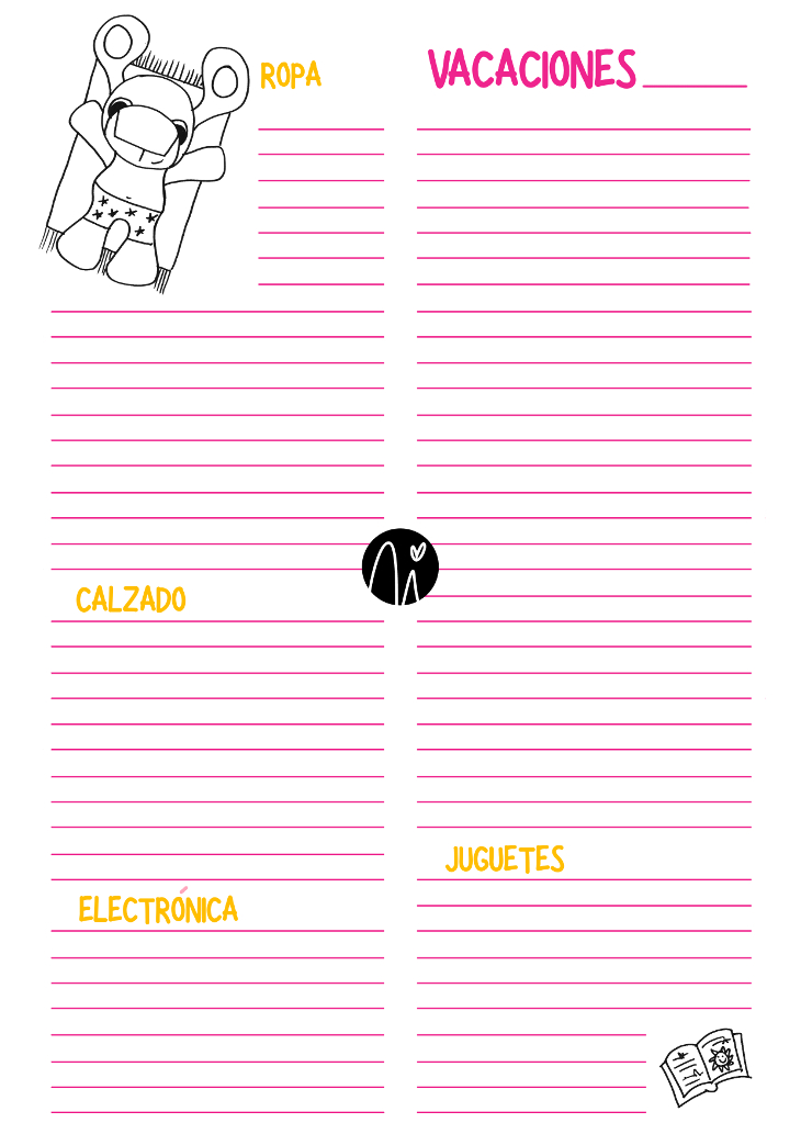 Descargable gratis maleta vacaciones