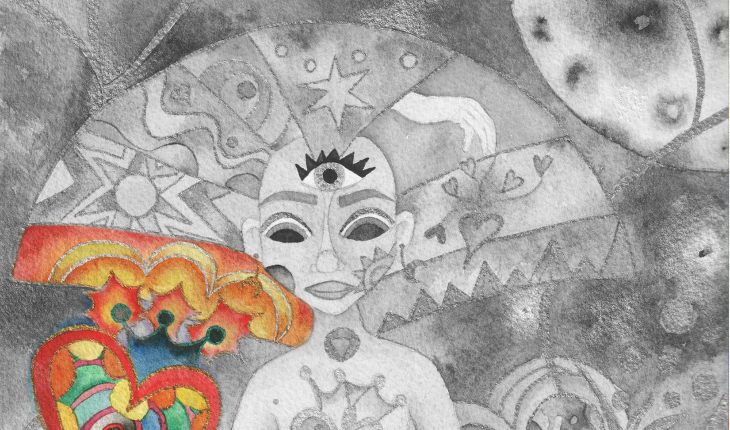 Ilustración Autorretrato Marta Miguel