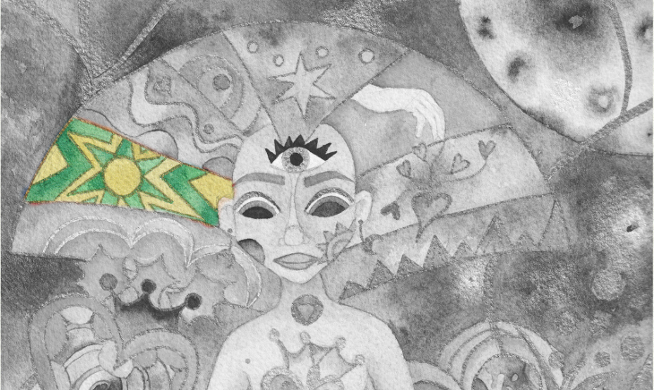 Ilustración Autorretrato Marta Miguel