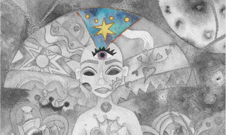 Ilustración Autorretrato Marta Miguel