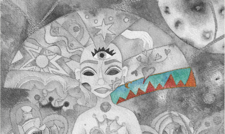 Ilustración Autorretrato Marta Miguel