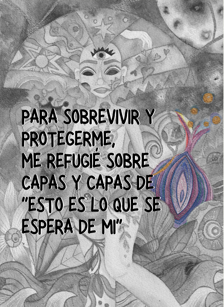 Ilustración Autorretrato Marta Miguel