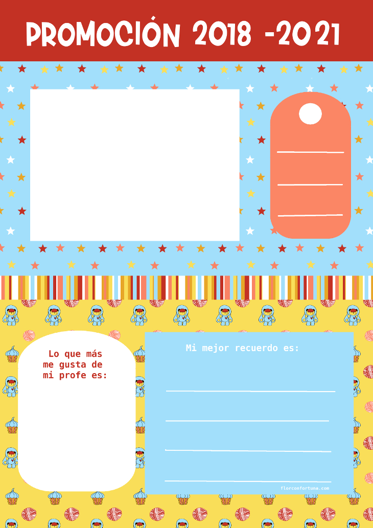 Descargable Libro de graduacion infantil