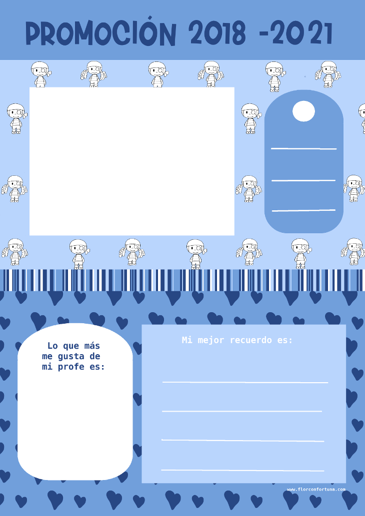 Descargable Libro de graduacion infantil