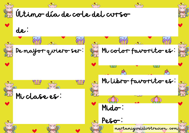 Descargable foto fin de curso