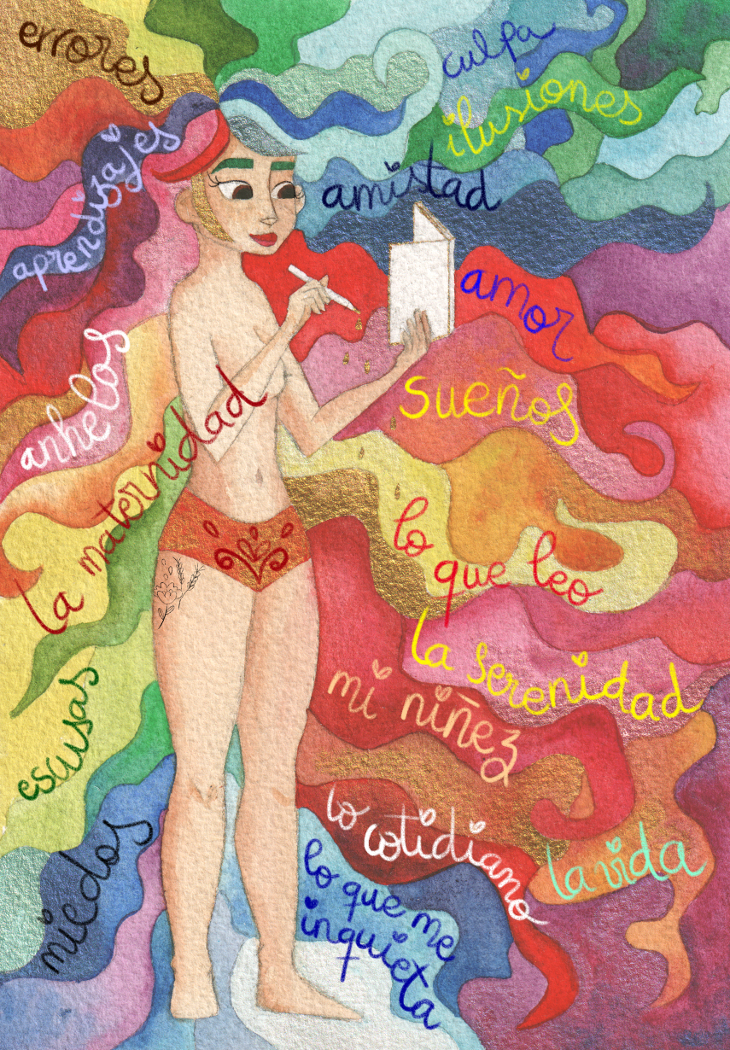 mujer-escribiendo-martamiguel-ilustracion